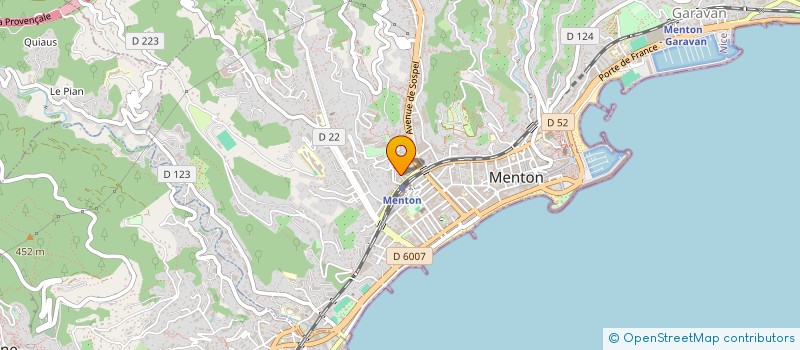 localisation de l'entreprise MONSIEUR THIERRY ORDINER à MENTON