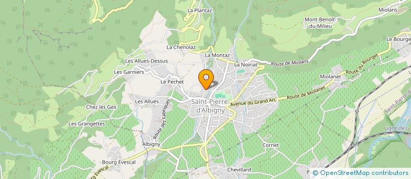 localisation de l'entreprise MONSIEUR THIERRY ORDOUILLE  SAINT-PIERRE-D'ALBIGNY