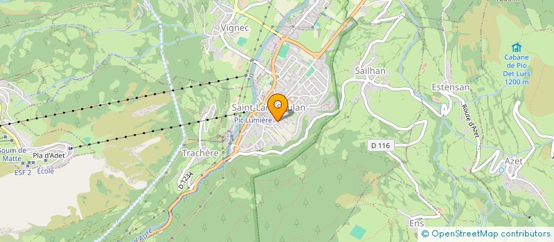 localisation de l'entreprise MONSIEUR THIERRY ORTET  SAINT-LARY-SOULAN