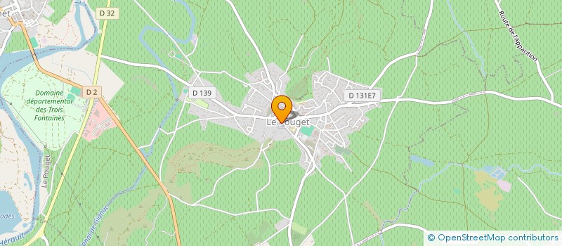 localisation de l'entreprise MONSIEUR THIERRY ORTUNO à LE POUGET