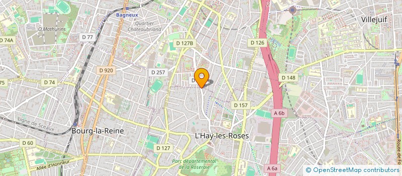 localisation de l'entreprise MONSIEUR THIERRY OUGEN  L'HAY-LES-ROSES