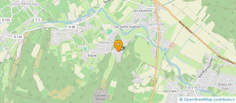 localisation de l'entreprise MONSIEUR THIERRY PACOT  MELLECEY