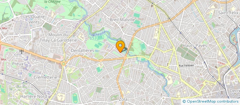 localisation de l'entreprise MONSIEUR THIERRY PADIOLEAU à NANTES