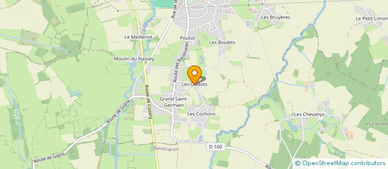 localisation de l'entreprise MONSIEUR THIERRY PAGNIER à SAINT-GERMAIN-DU-PLAIN