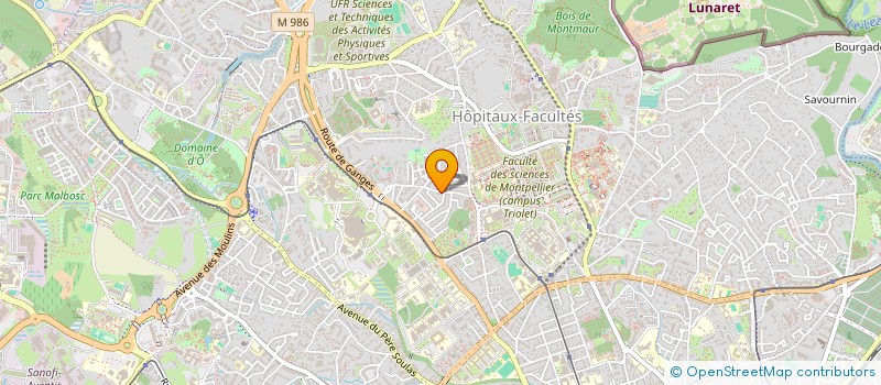 localisation de l'entreprise MONSIEUR THIERRY PAISIN à MONTPELLIER