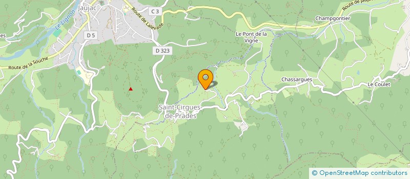 localisation de l'entreprise MONSIEUR THIERRY PALLOT  SAINT-CIRGUES-DE-PRADES