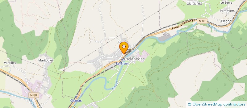 localisation de l'entreprise MONSIEUR THIERRY PALMIER  ESCLANEDES