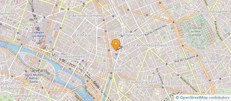 localisation de l'entreprise MONSIEUR THIERRY PALOMARES  PARIS