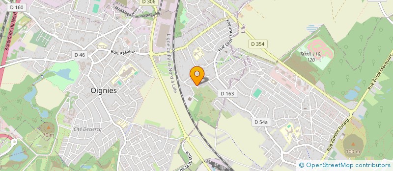 localisation de l'entreprise MONSIEUR THIERRY PAQUIER  OIGNIES
