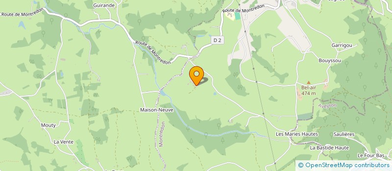 localisation de l'entreprise MONSIEUR THIERRY PARAMELLE  MONTREDON