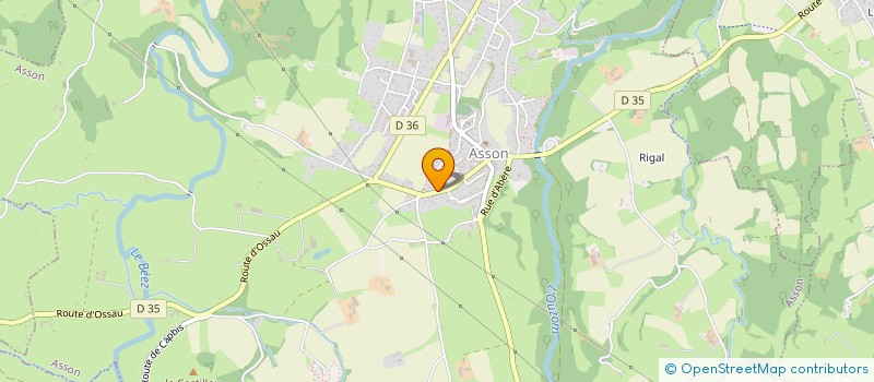 localisation de l'entreprise MONSIEUR THIERRY PARDON  ASSON