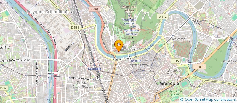 localisation de l'entreprise MONSIEUR THIERRY PAREL  GRENOBLE
