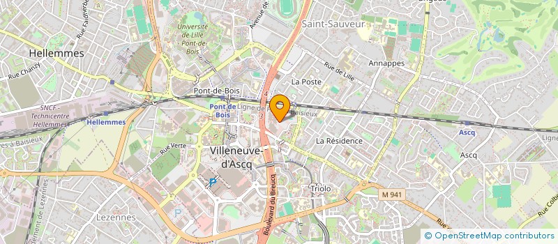 localisation de l'entreprise MONSIEUR THIERRY PARENT à VILLENEUVE-D'ASCQ