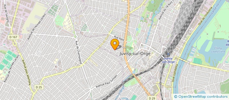localisation de l'entreprise MONSIEUR THIERRY PARMENTIER à JUVISY-SUR-ORGE
