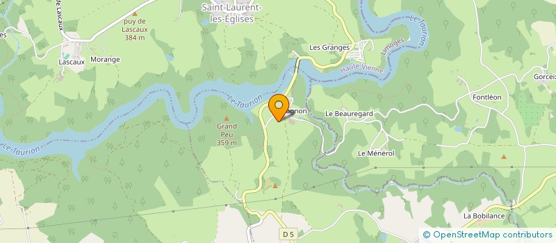 localisation de l'entreprise MONSIEUR THIERRY PAROUTY à LE CHATENET-EN-DOGNON