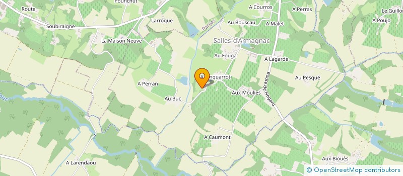 localisation de l'entreprise MONSIEUR THIERRY PARRENS à SALLES D'ARMAGNAC