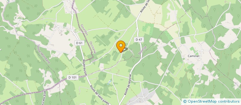 localisation de l'entreprise MONSIEUR THIERRY PASQUET  MASCLAT