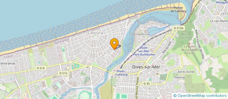 localisation de l'entreprise MONSIEUR THIERRY PATIN  CABOURG