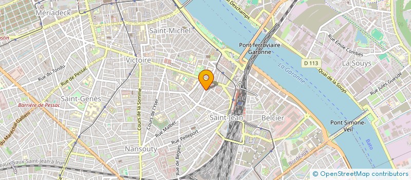 localisation de l'entreprise MONSIEUR THIERRY PATIN  BORDEAUX