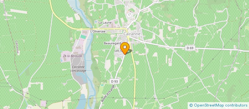 localisation de l'entreprise MONSIEUR THIERRY PAULHAN  CAIRANNE