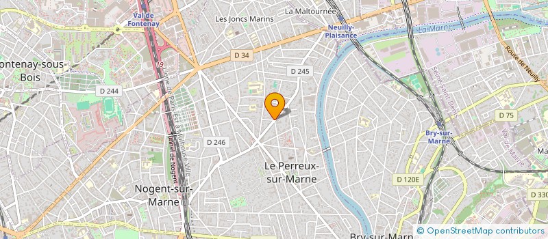 localisation de l'entreprise MONSIEUR THIERRY PAUMIER à LE PERREUX-SUR-MARNE