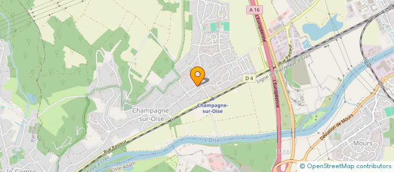 localisation de l'entreprise MONSIEUR THIERRY PAUTREC  CHAMPAGNE-SUR-OISE