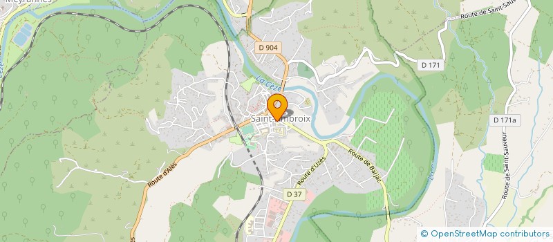 localisation de l'entreprise MONSIEUR THIERRY PAYAN  SAINT-AMBROIX