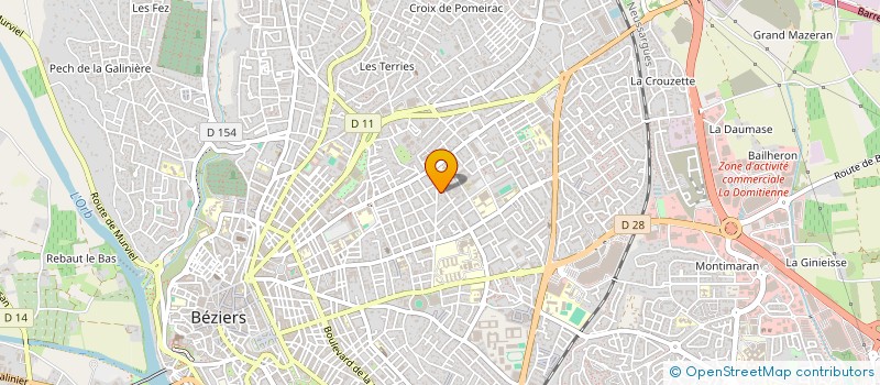 localisation de l'entreprise MONSIEUR THIERRY PAYEROLS à BEZIERS