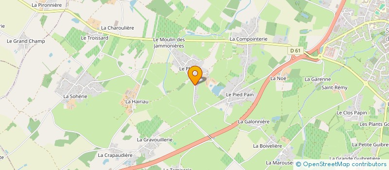 localisation de l'entreprise MONSIEUR THIERRY PAYRAUDEAU à SAINT-PHILBERT-DE-GRAND-LIEU