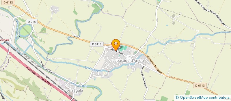 localisation de l'entreprise MONSIEUR THIERRY PECH à LABASTIDE-D'ANJOU