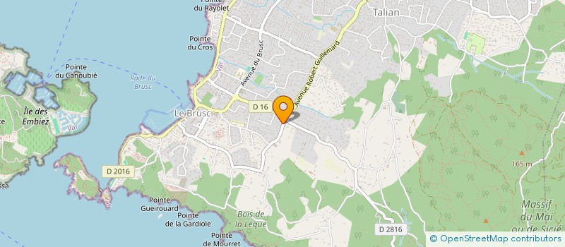 localisation de l'entreprise MONSIEUR THIERRY PECQUEUX à SIX-FOURS-LES-PLAGES
