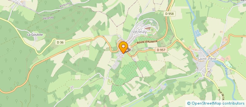 localisation de l'entreprise MONSIEUR THIERRY PECQUEUX  VEZELAY