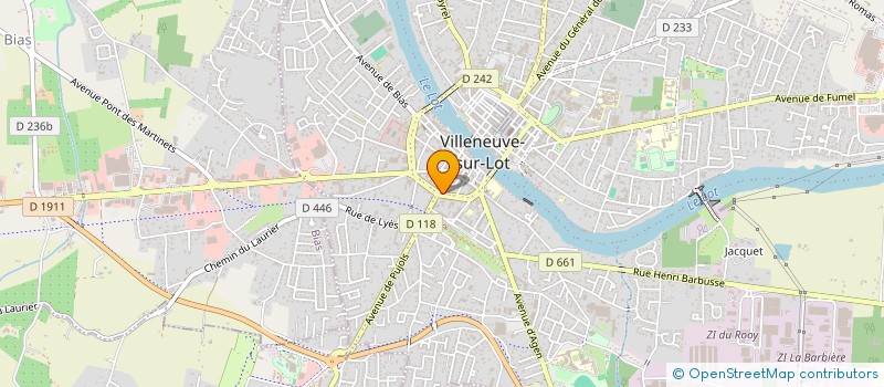 localisation de l'entreprise MONSIEUR THIERRY PEDELOUP  VILLENEUVE-SUR-LOT