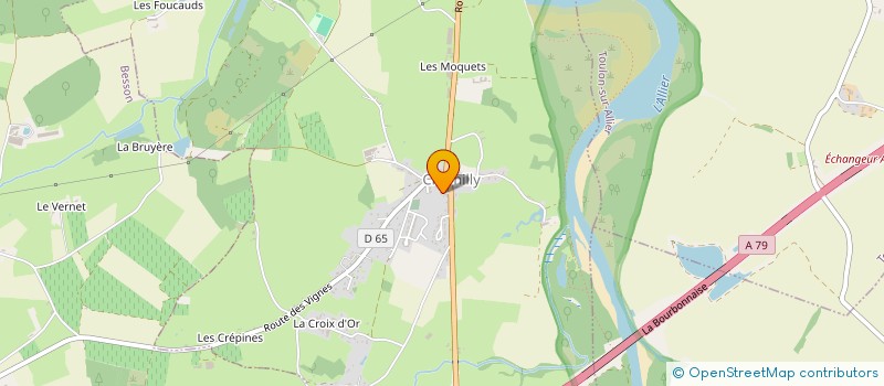 localisation de l'entreprise MONSIEUR THIERRY PEGEOT  CHEMILLY