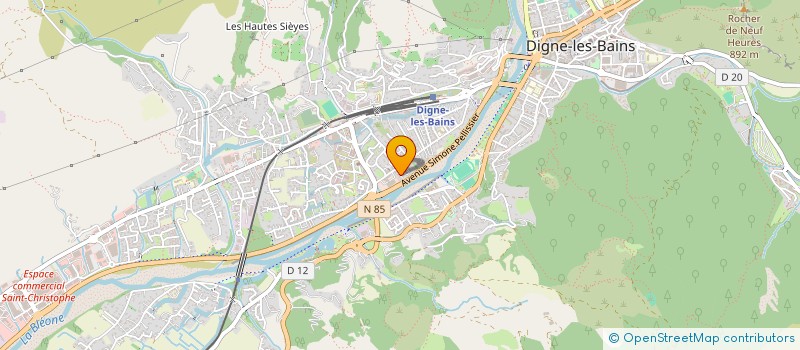 localisation de l'entreprise MONSIEUR THIERRY PEILLONNEX à DIGNE-LES-BAINS