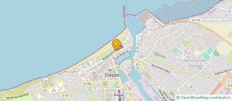 localisation de l'entreprise MONSIEUR THIERRY PELAZZA  DIEPPE