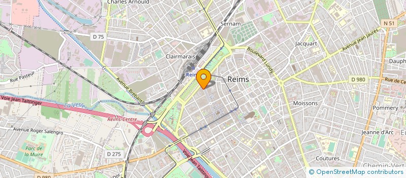 localisation de l'entreprise MONSIEUR THIERRY PELLETIER  REIMS