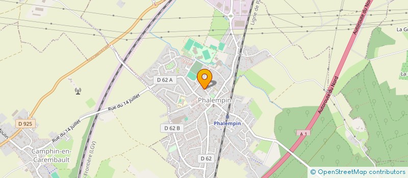 localisation de l'entreprise MONSIEUR THIERRY PELLETIER  PHALEMPIN