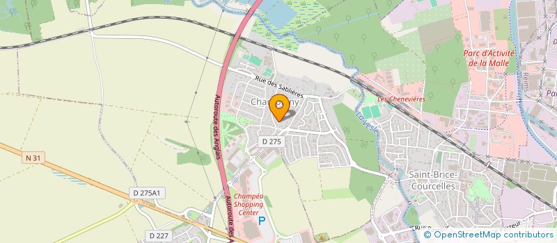 localisation de l'entreprise MONSIEUR THIERRY PELLUS  CHAMPIGNY