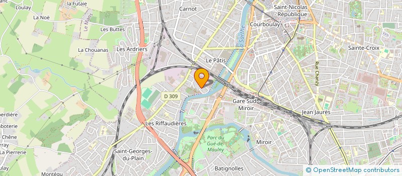 localisation de l'entreprise MONSIEUR THIERRY PENCHE  LE MANS