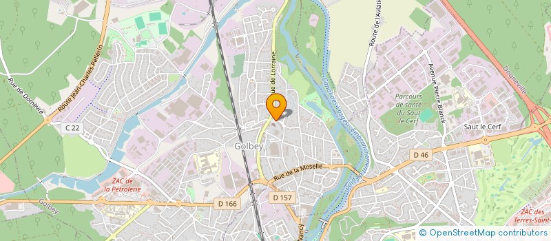 localisation de l'entreprise MONSIEUR THIERRY PENIDE  GOLBEY