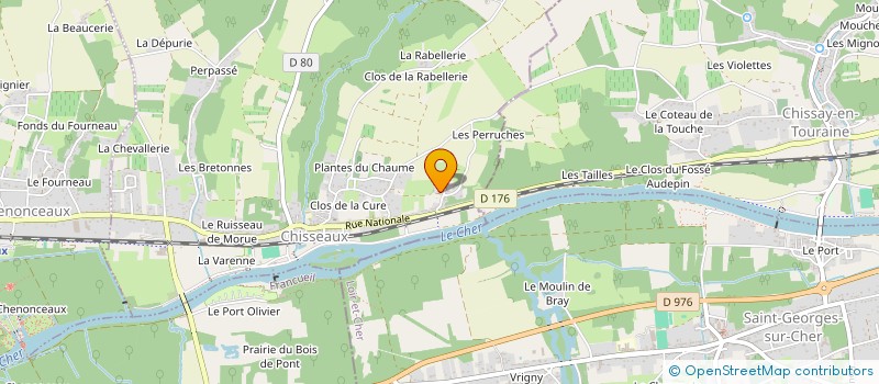 localisation de l'entreprise MONSIEUR THIERRY PENTECOSTE  CHISSEAUX