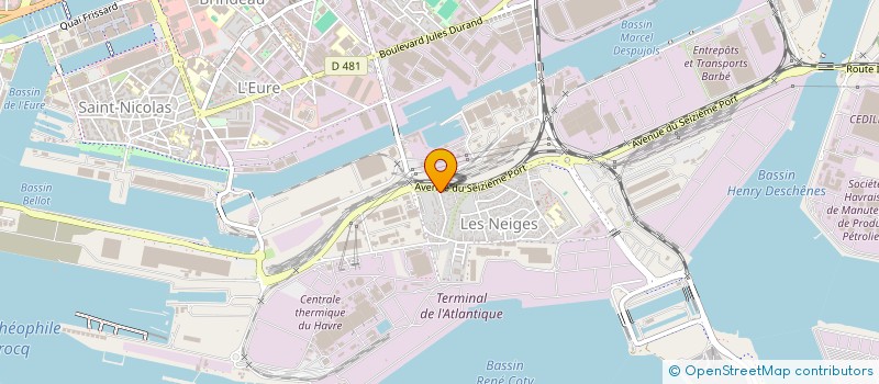 localisation de l'entreprise MONSIEUR THIERRY PEPE à LE HAVRE
