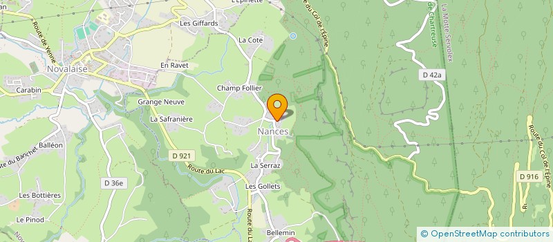 localisation de l'entreprise MONSIEUR THIERRY PEREIRA DE MOURA  NANCES