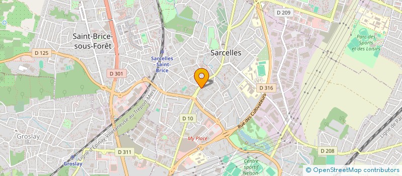 localisation de l'entreprise MONSIEUR THIERRY PEREZ à SARCELLES