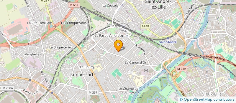 localisation de l'entreprise MONSIEUR THIERRY PEREZ à LAMBERSART