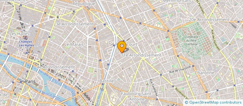 localisation de l'entreprise MONSIEUR THIERRY PERONNAUD  PARIS 11