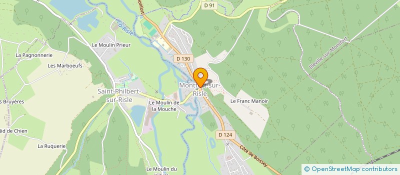 localisation de l'entreprise MONSIEUR THIERRY PERREY à MONTFORT-SUR-RISLE