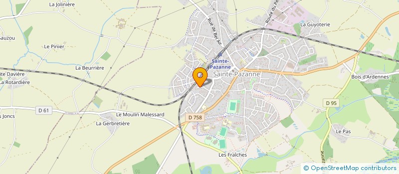 localisation de l'entreprise MONSIEUR THIERRY PERRIGAUD à SAINTE-PAZANNE