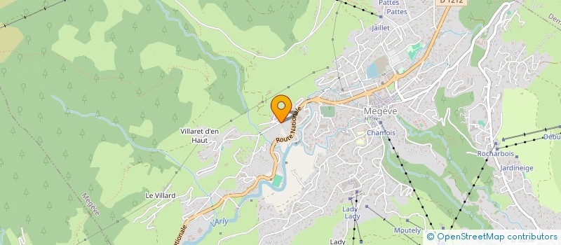 localisation de l'entreprise MONSIEUR THIERRY PERRILLAT-COLLOMB  MEGEVE